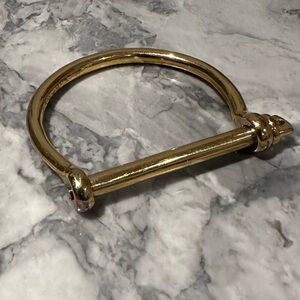 Miansai gold screw cuff bracelet